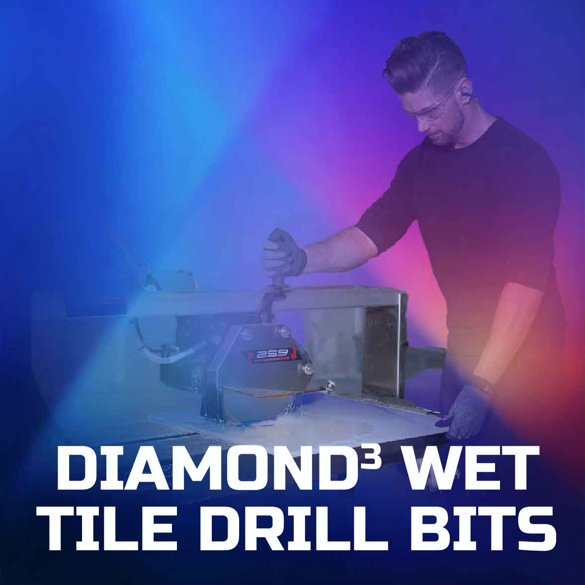 DIAMOND³ Wet Tile Drill Bits