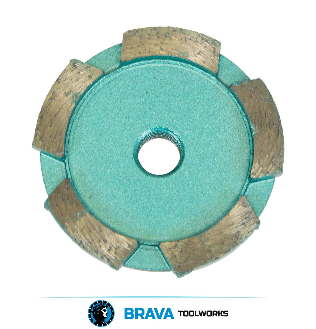 BRAVA Toolworks 70mm Diamond Cup Wheel (M14 Thread) from B+BTec