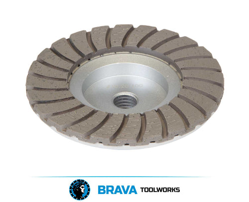 BRAVA Toolworks 100mm Diamond Cup Wheel (M14 Thread) from B+BTec