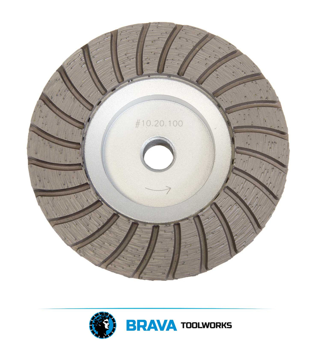 BRAVA Toolworks 100mm Diamond Cup Wheel (M14 Thread) from B+BTec