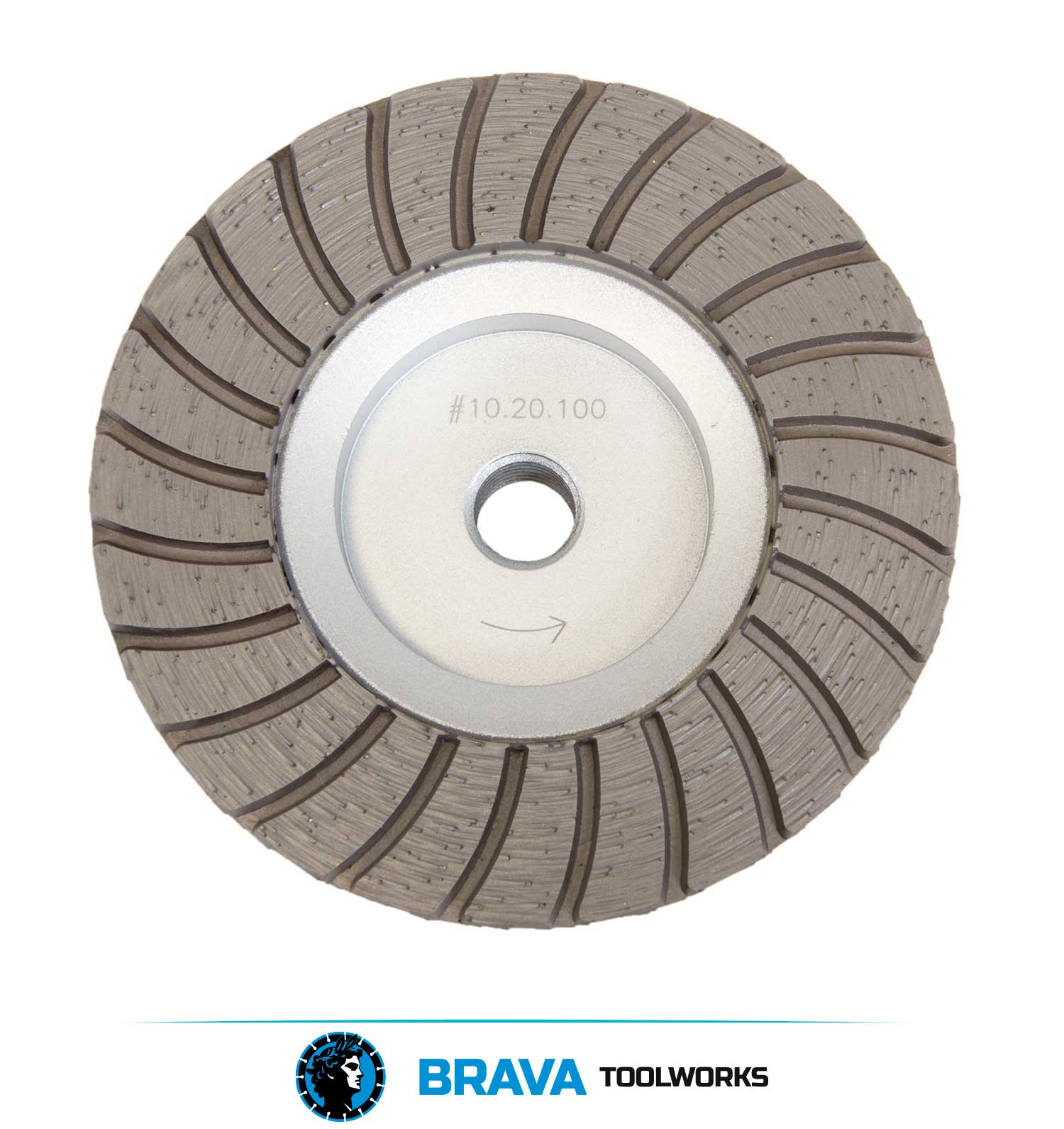 BRAVA Toolworks 100mm Diamond Cup Wheel (M14 Thread) from B+BTec