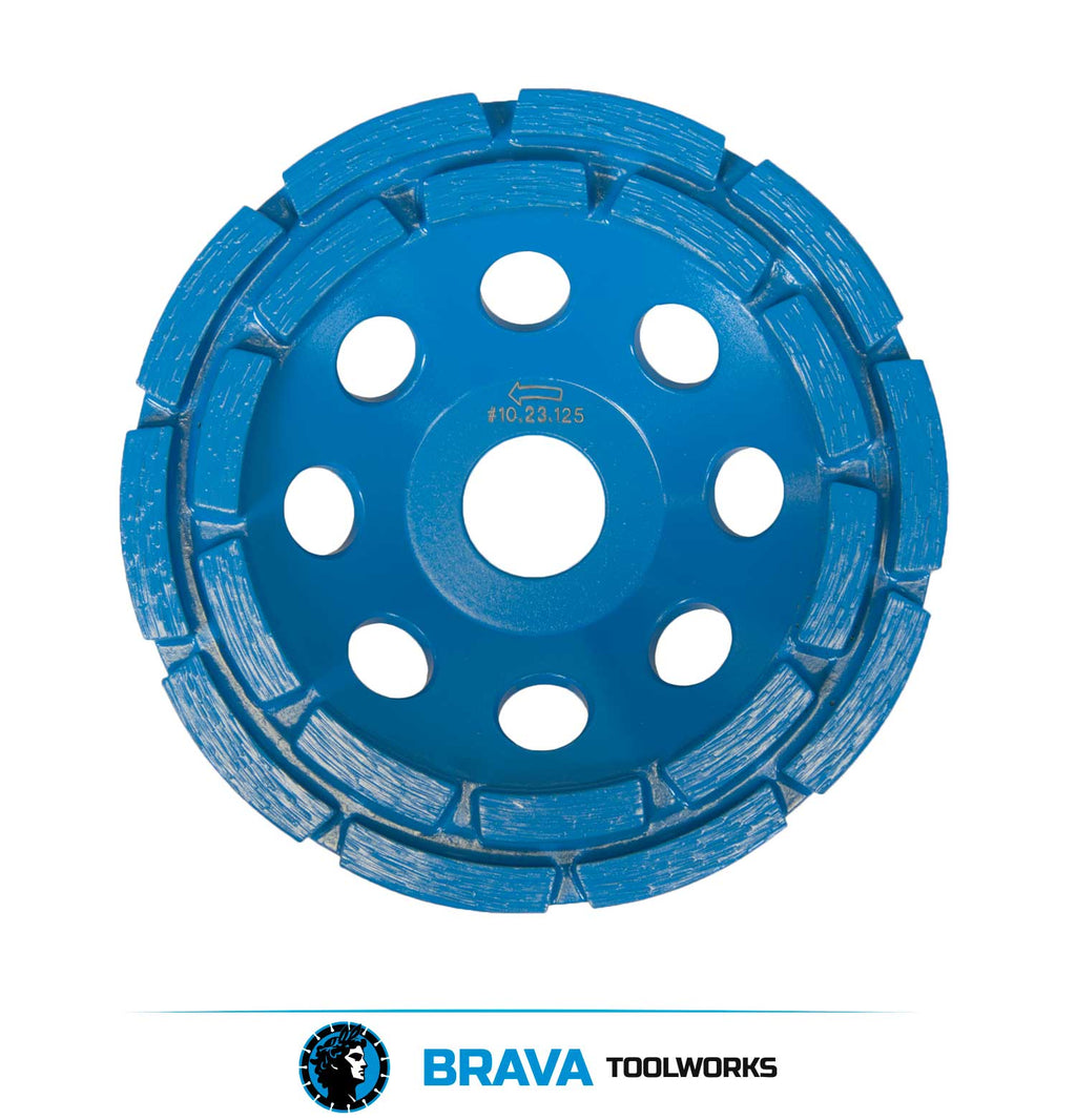 BRAVA Toolworks 125mm Diamond Cup Wheel (22.2mm Bore) from B+BTec