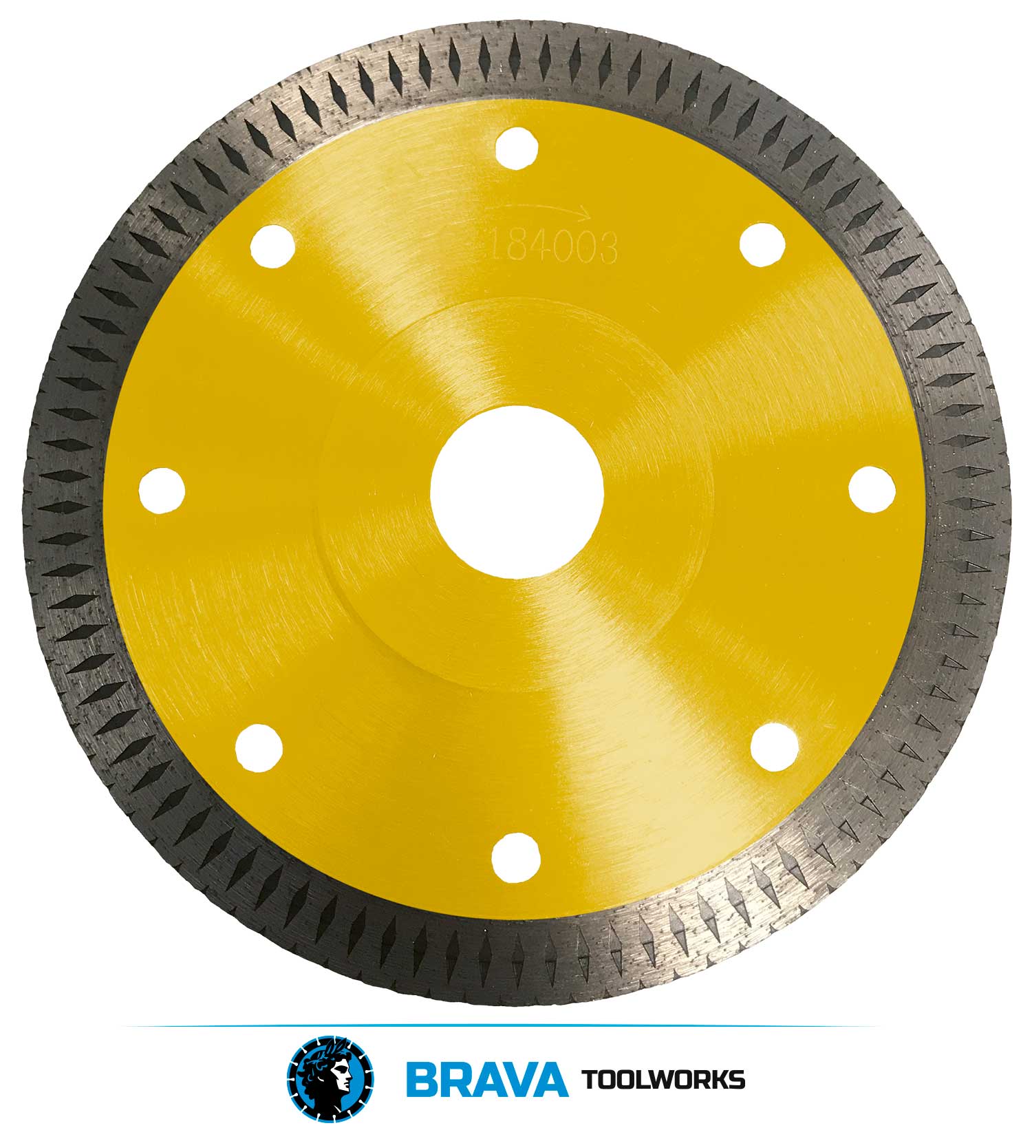 BRAVA Toolworks CR-Yellow-ED EASY CUT Ø115mm Dry Blade from B+BTec