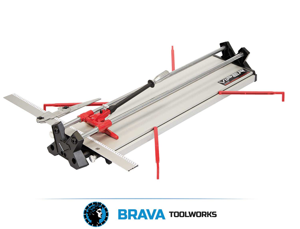 BRAVA Toolworks Viper 95 from B+BTec – Professional Manual Tile Cutter (95cm)