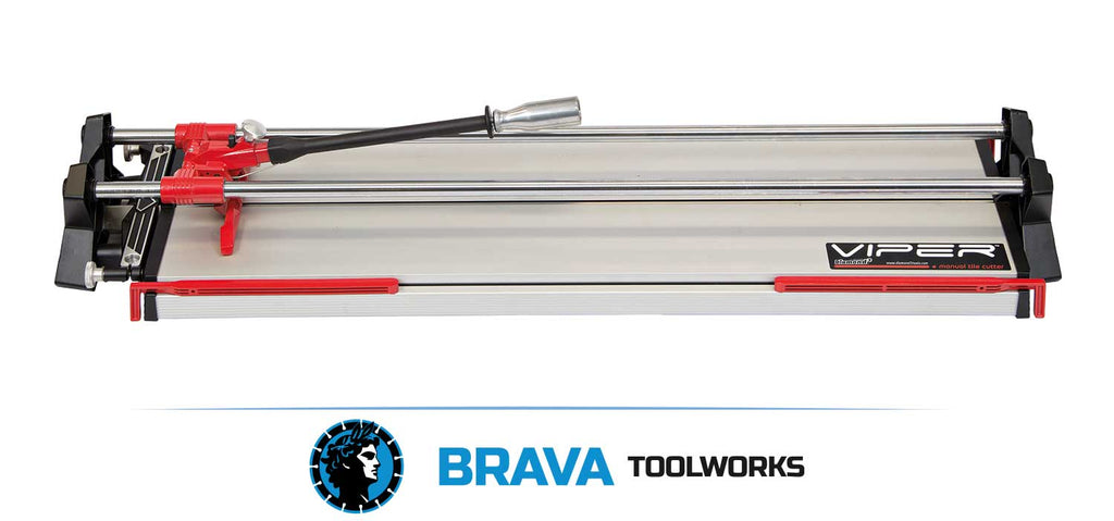 BRAVA Toolworks Viper 95 from B+BTec – Professional Manual Tile Cutter (95cm)