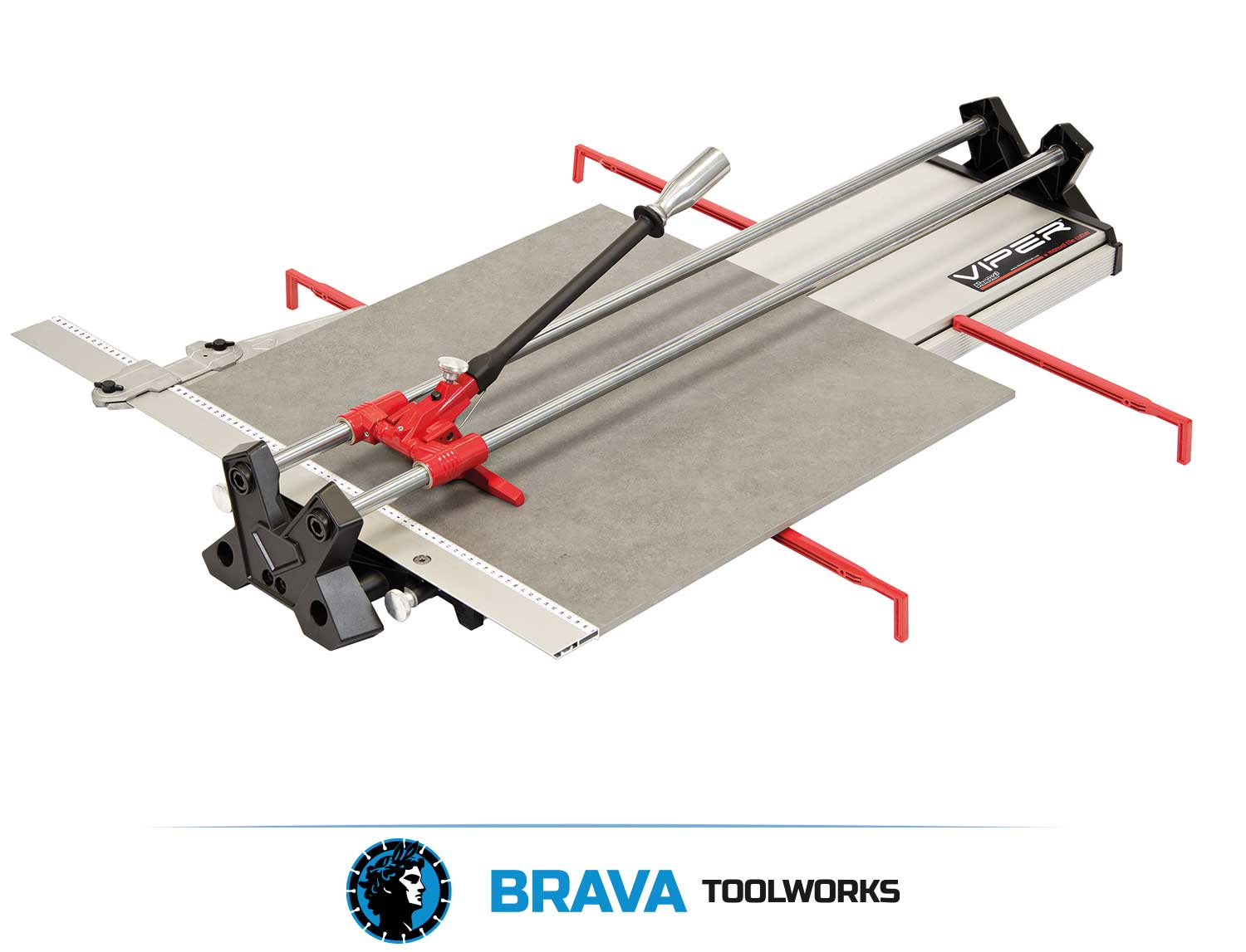 BRAVA Toolworks Viper 95 from B+BTec – Professional Manual Tile Cutter (95cm)
