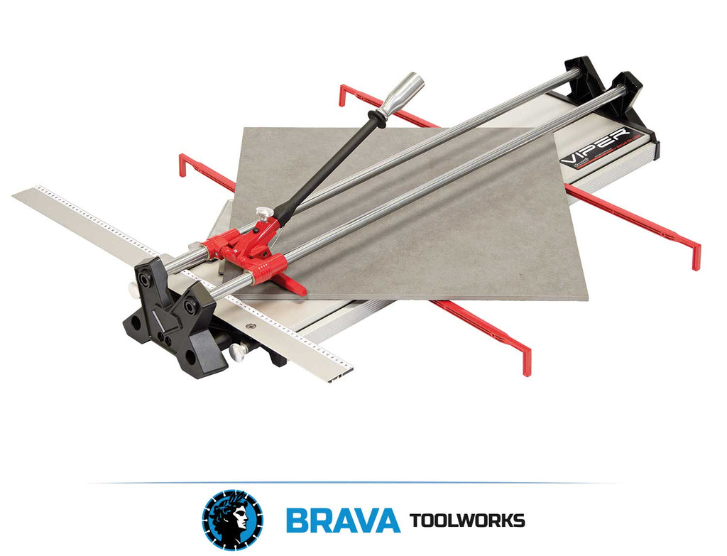 BRAVA Toolworks Viper 95 from B+BTec – Professional Manual Tile Cutter (95cm)
