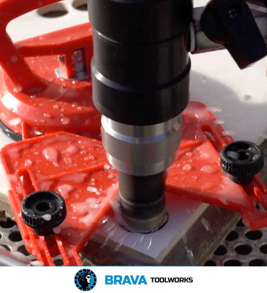 BRAVA Toolworks UDA 68 Tile Drill Adapter from B+BTec