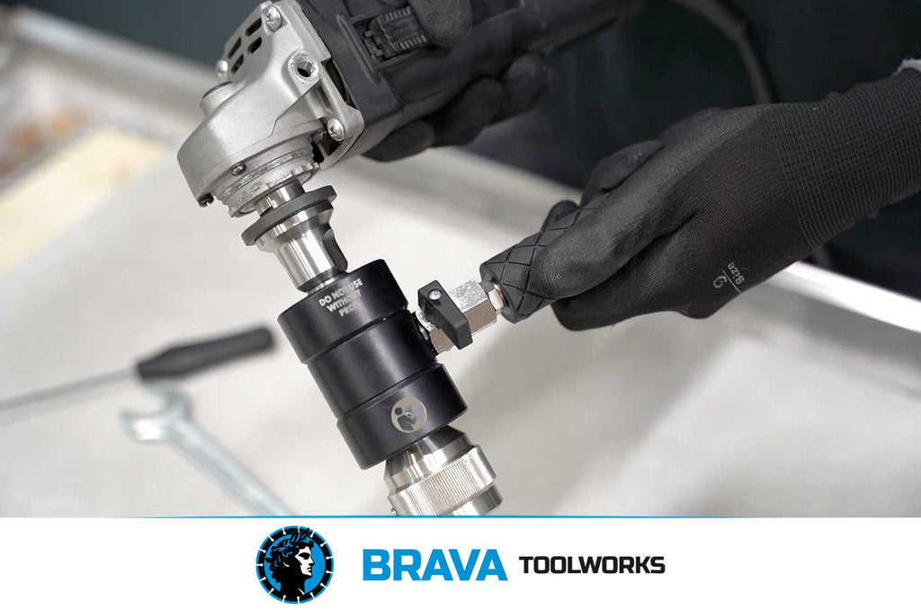 BRAVA Toolworks UDGA 68 Angle Grinder Adapter from B+BTec